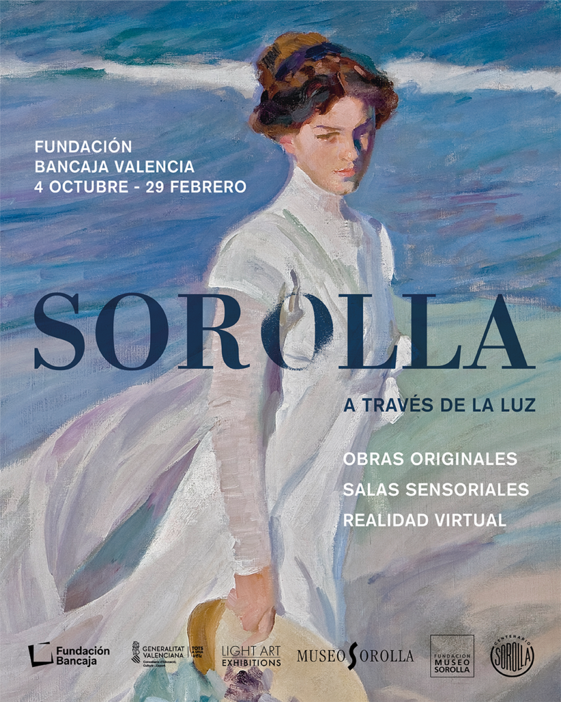 Exposición Valencia Sorolla a través de la luz Light Art Exhibition